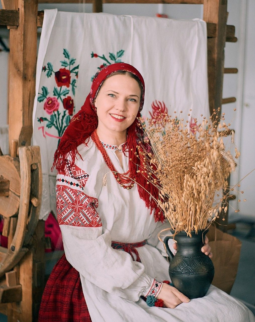 Women in Slavic costumes in Basra