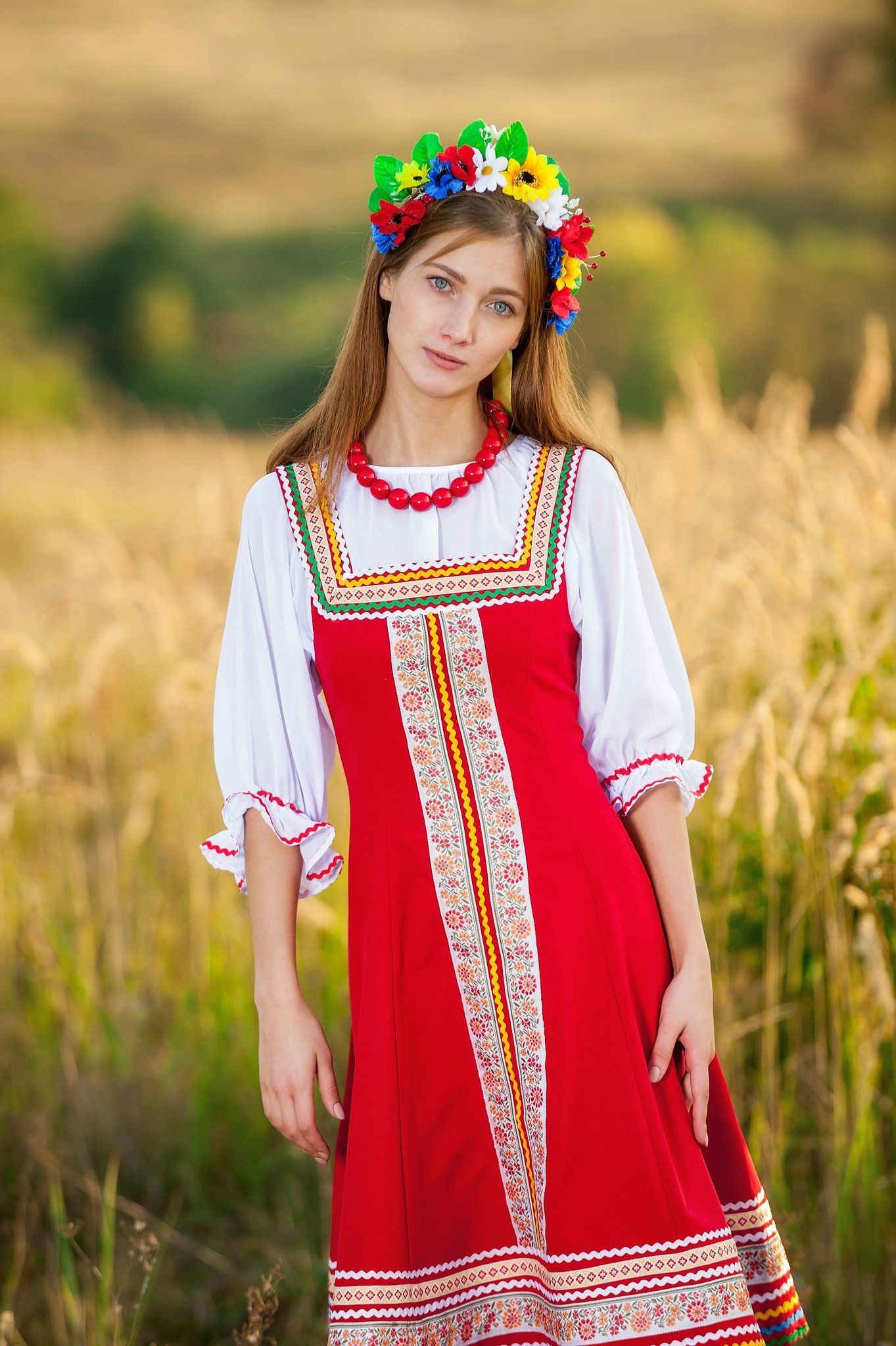 Women in Slavic costumes in Basra